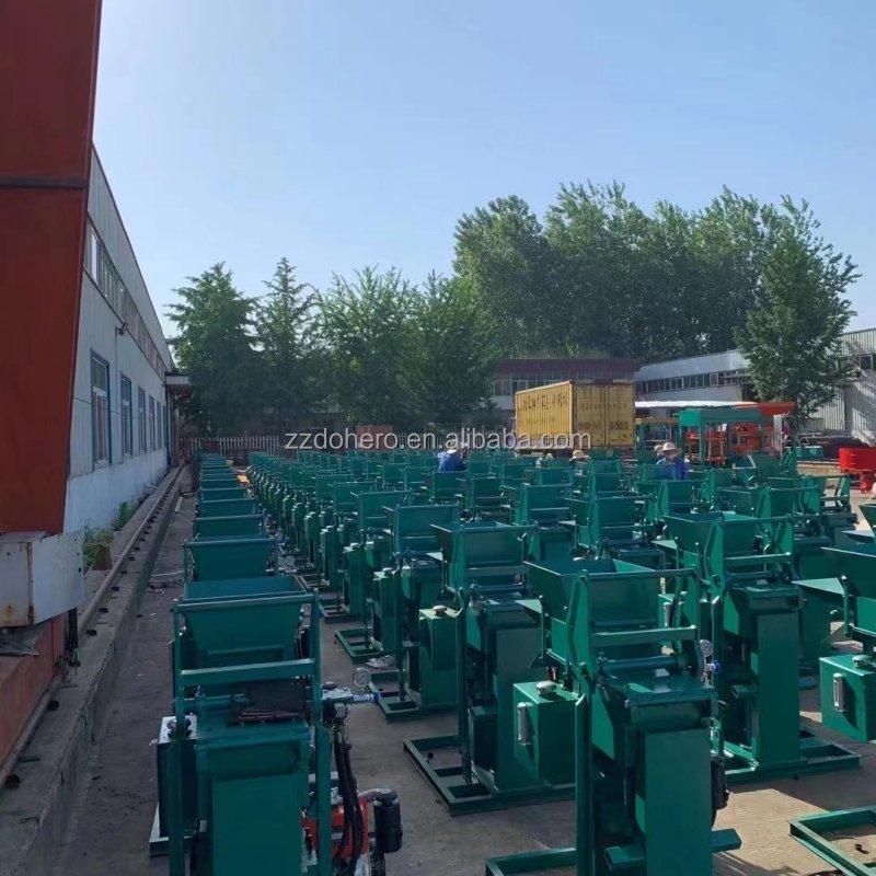 Factory supply 2-25 hydraulic press brick making machine automatic clay concrete block making machine in uganda