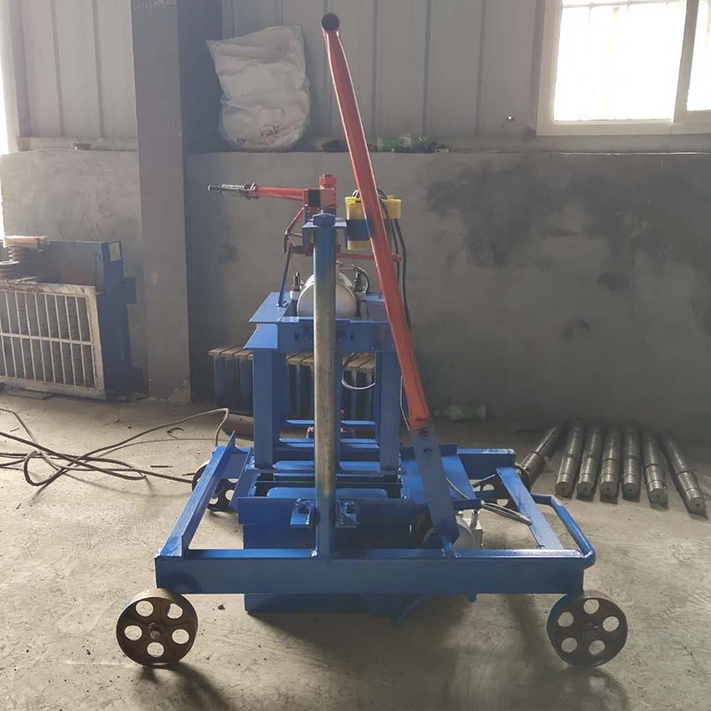 Small business ideas making money concrete brick machine electric/diesel engine QMY2-45 mini hollow block making machine