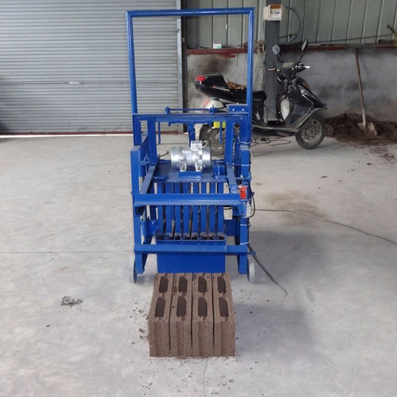Small business ideas making money concrete brick machine electric/diesel engine QMY2-45 mini hollow block making machine