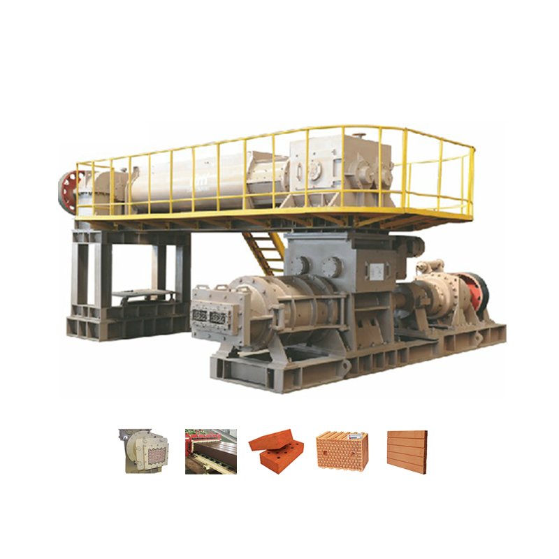 Brick Making Machinery VP50B Fully Automatic Mud Vacuum Extruder Hollow Red Clay Brick Making Machinery