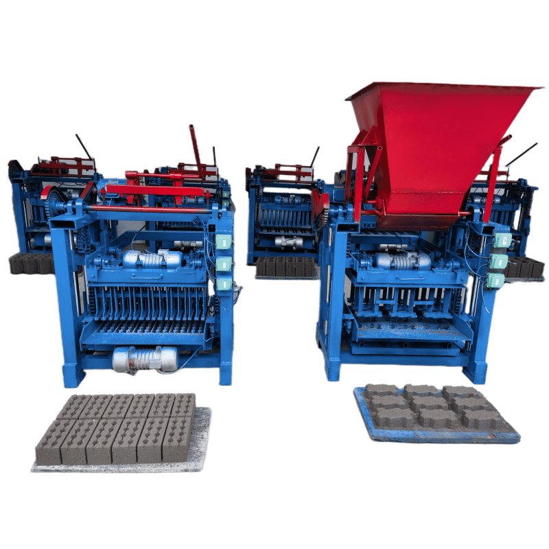 USA factory direct sale semi-automatic concrete block moulding machine hopper type cement brick making machine