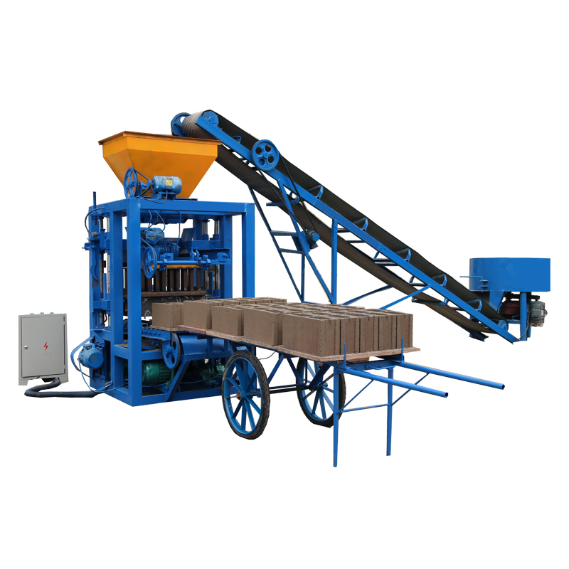 QT4-40 High-efficiency brick making machine Semi-automatic diesel engine block and brick making machine