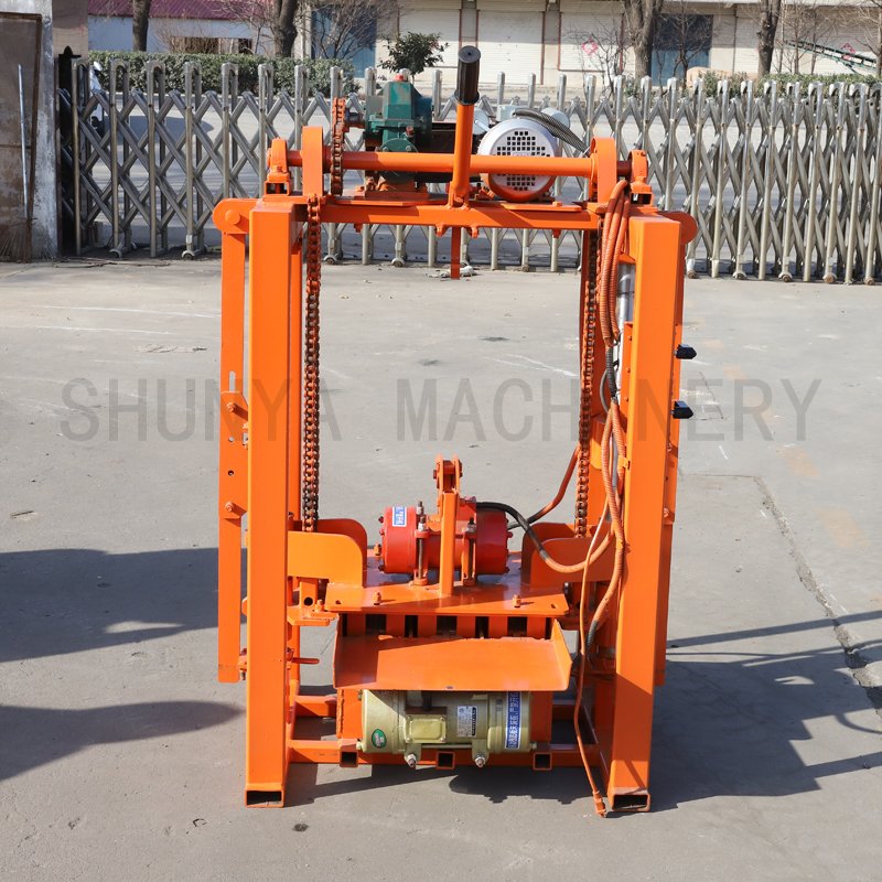 QM2-45 Small Semi Automatic brick making machinery Hollow Block Paver Bricks Making Machine For Sale