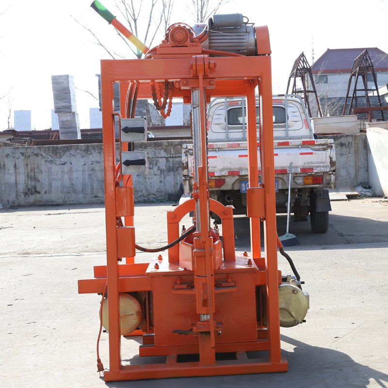 QM2-45 Small Semi Automatic brick making machinery Hollow Block Paver Bricks Making Machine For Sale