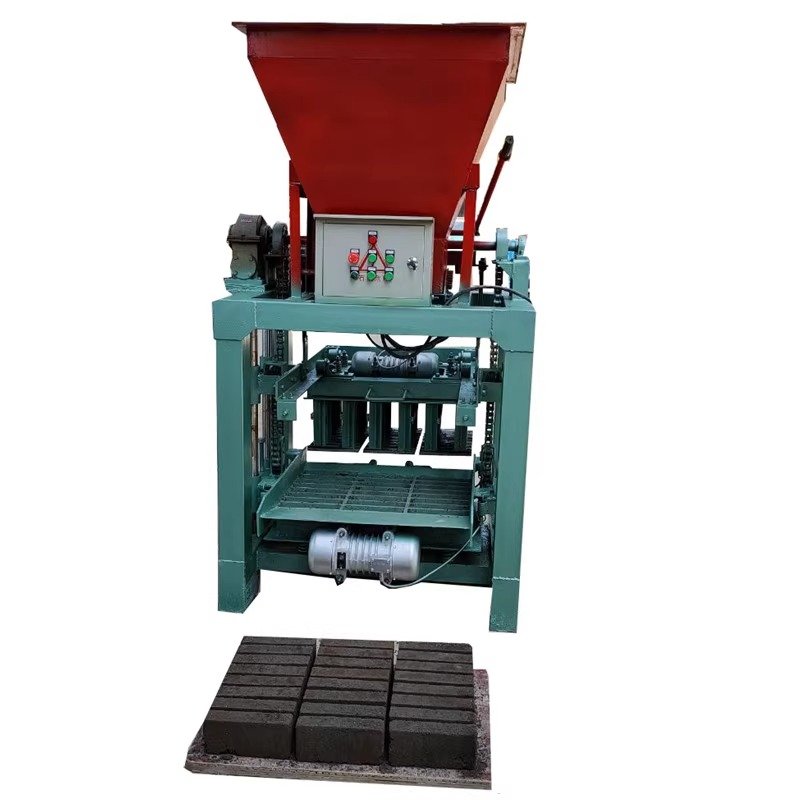4-352B Complete Industrial Hollow Block Making Machine Essential for Clay Sand Concrete Brick Production Core