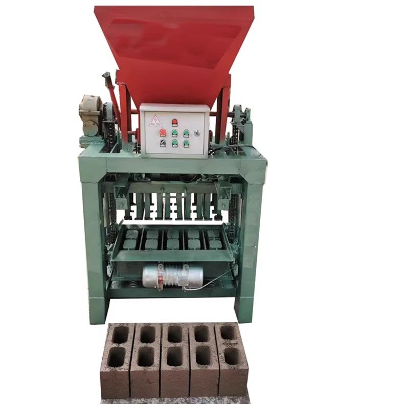 4-352B Complete Industrial Hollow Block Making Machine Essential for Clay Sand Concrete Brick Production Core