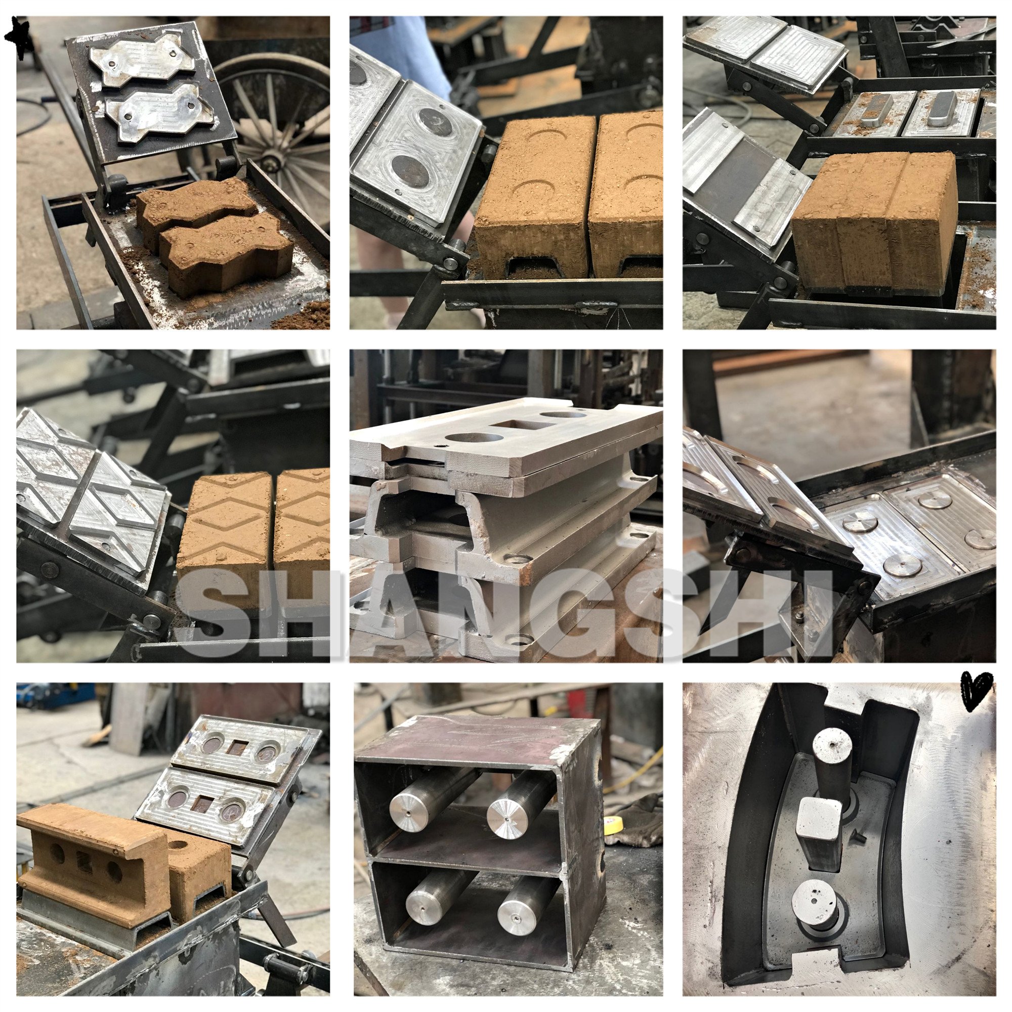 2025 new cheap hollow red clay interlocking brick making machinery for sale