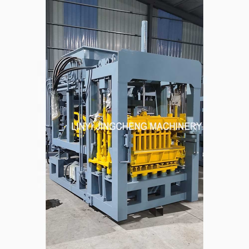 QT4-15 automatic cement hollow paving brick moulding machine