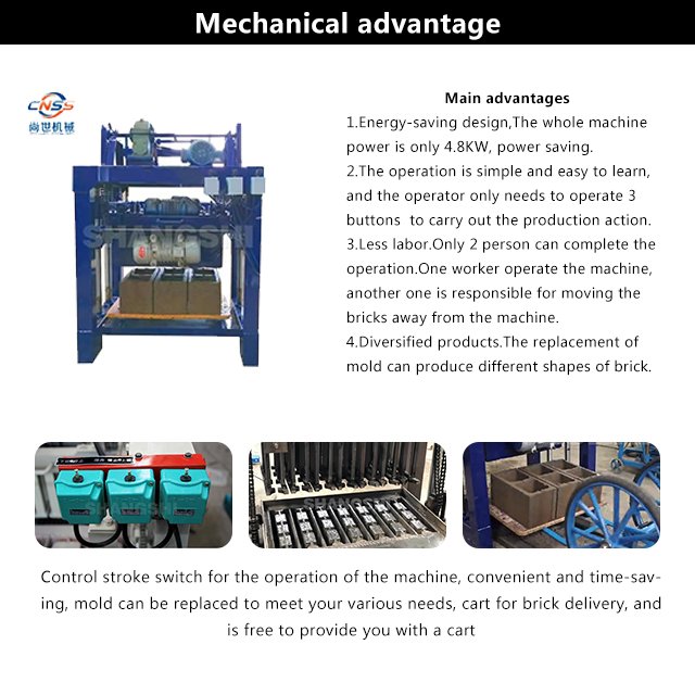 Construction building auto automatic 6 inches brick cement concrete hollow block making machine to make concrete blocks