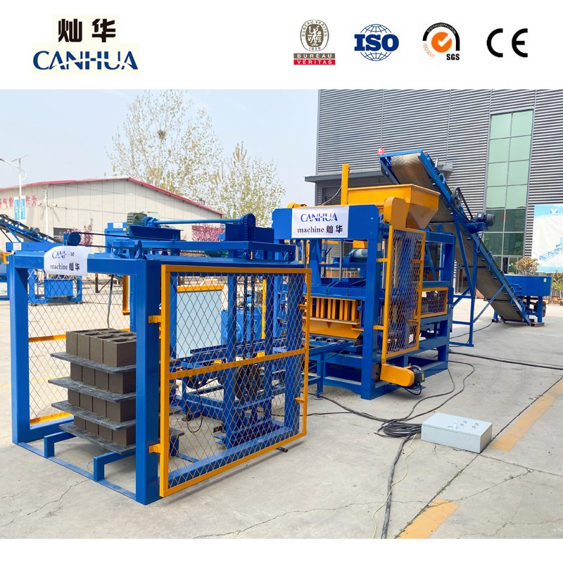 QT4-15 maquina de bloques de cemento concrete block machine de brique automatique cement hollow brick making machinery
