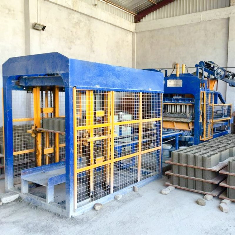 QT4-15 maquina de bloques de cemento concrete block machine de brique automatique cement hollow brick making machinery