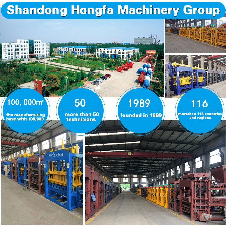 ISO CE Certified QT4-15D Hydraulic Pressure Hollow Bricks Making Machine Produces Hydroform Bricks Mold Brick Production Line