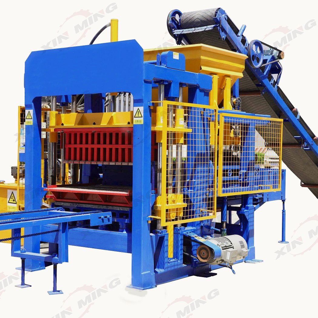 High quality QT5-15 Hollow Block Making Machine Automatic Concrete Paver Machine with Reliable Engine and Pump Components