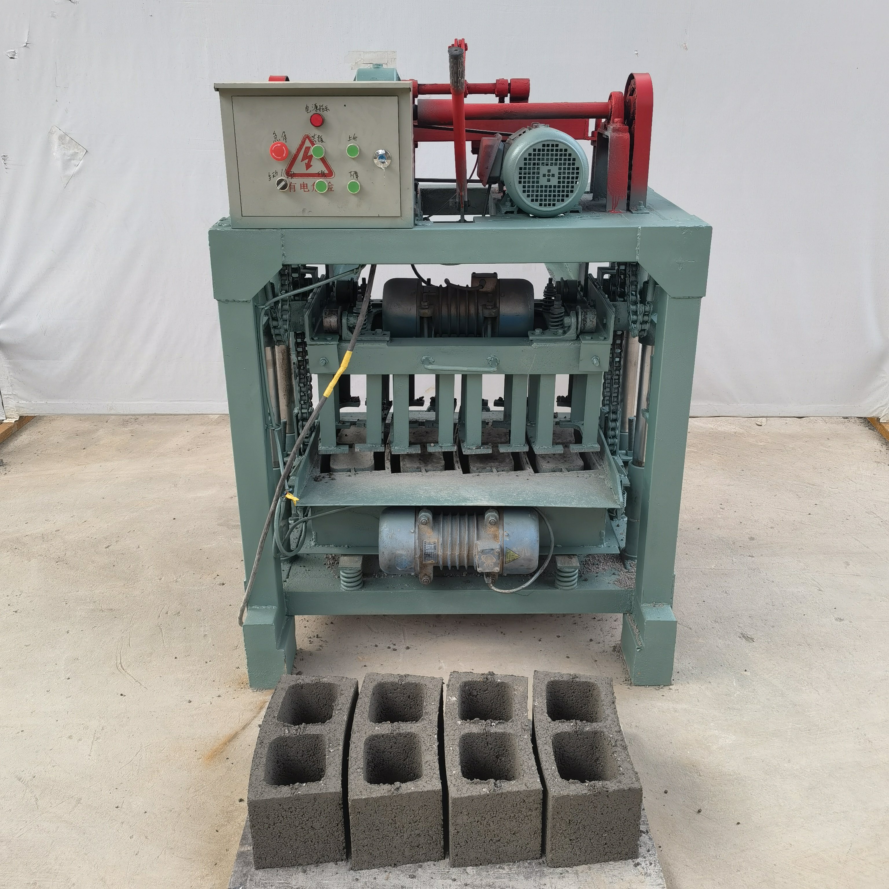 Fully automatic domestic solid clay brick machine Brick making machinery Manual brick making machine