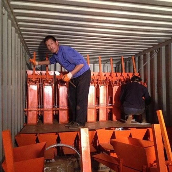 QMR1-40 manual curved interlocking soil block press, curved interlocking brick making machine