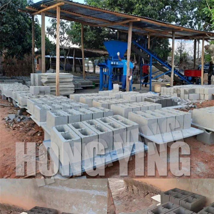 High capacity concrete solid brick making machinery paving brick making machine for sale