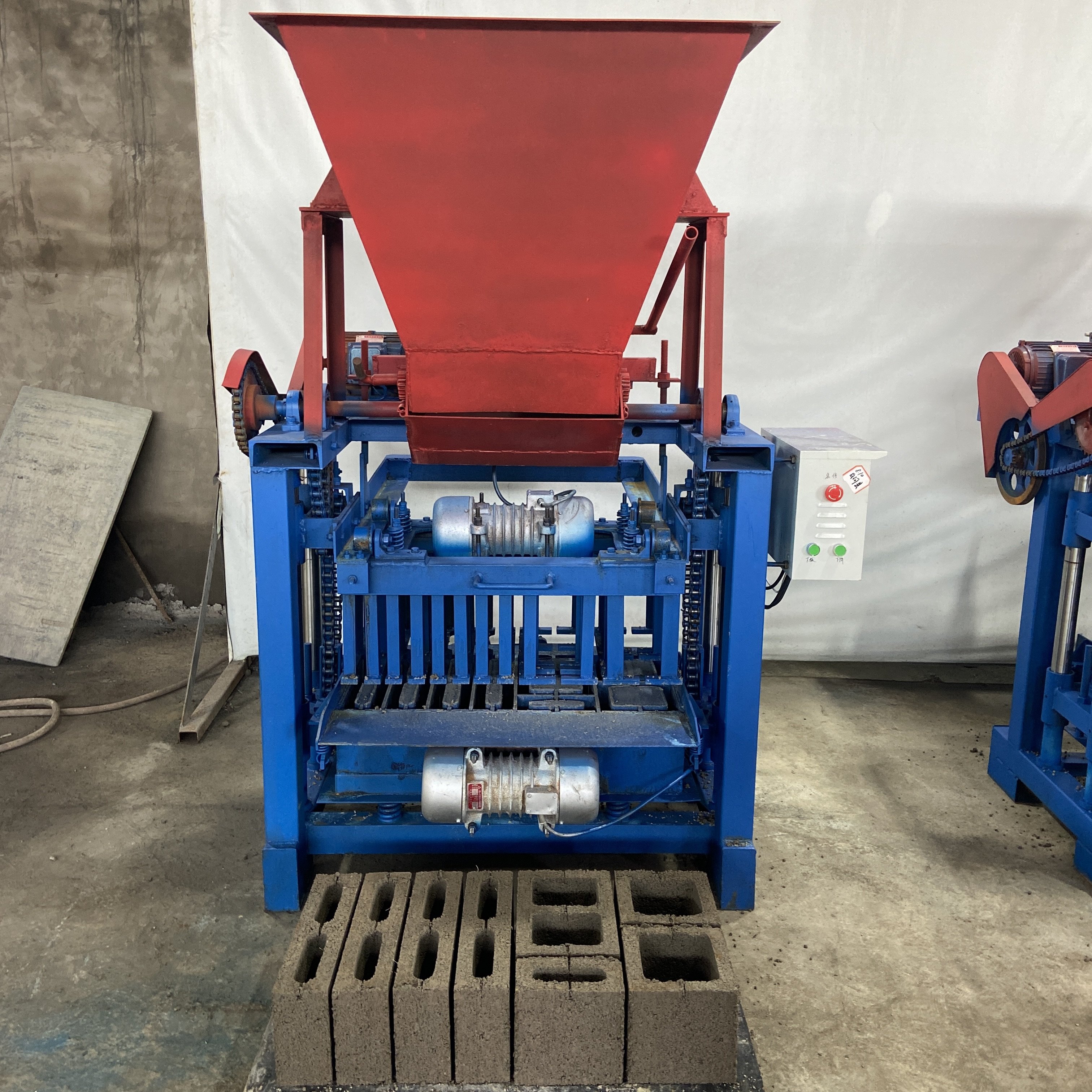 Home stationary no-burn cement moulding machine Multifunctional concrete block moulding machine