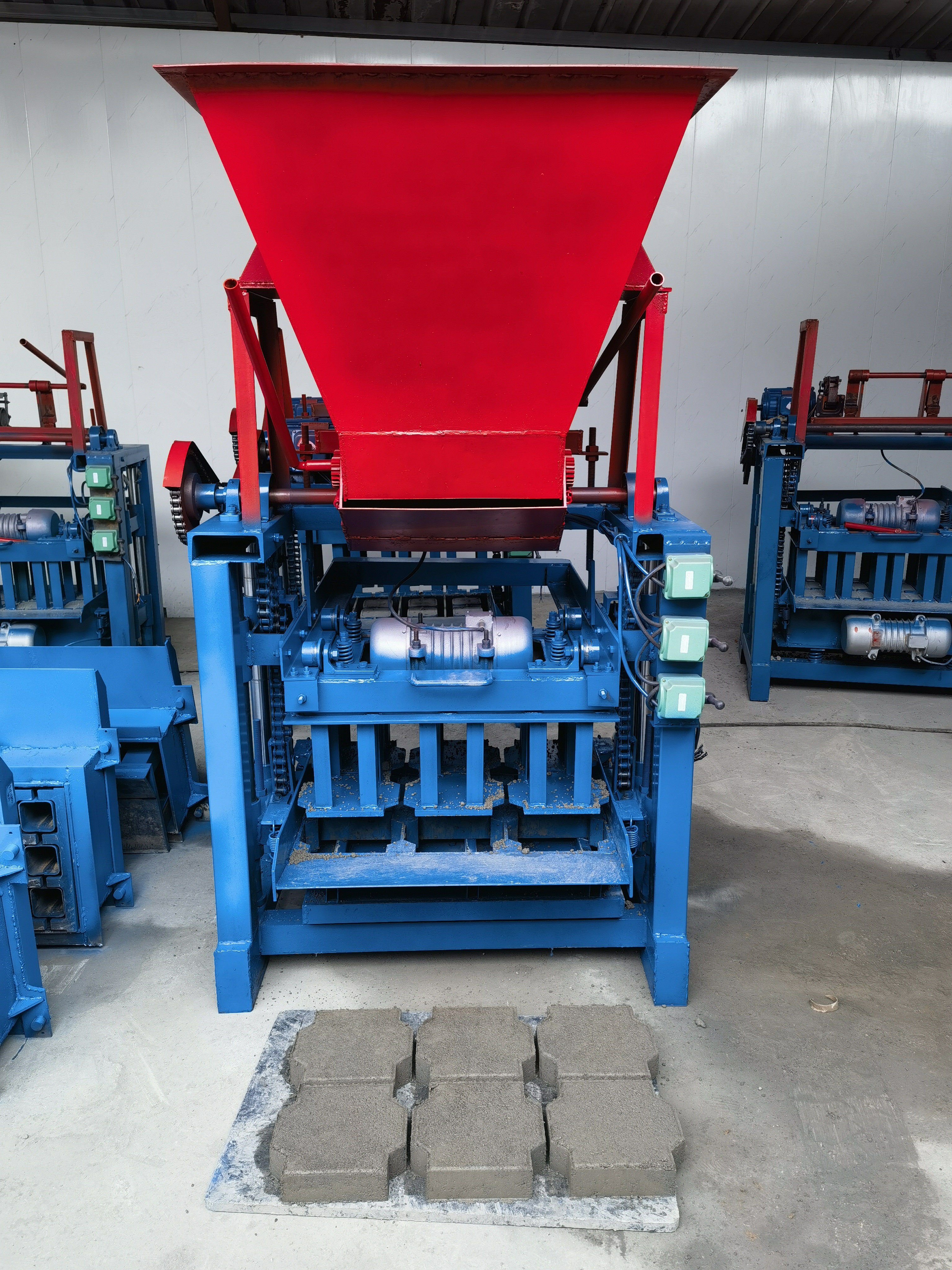 Home stationary no-burn cement moulding machine Multifunctional concrete block moulding machine