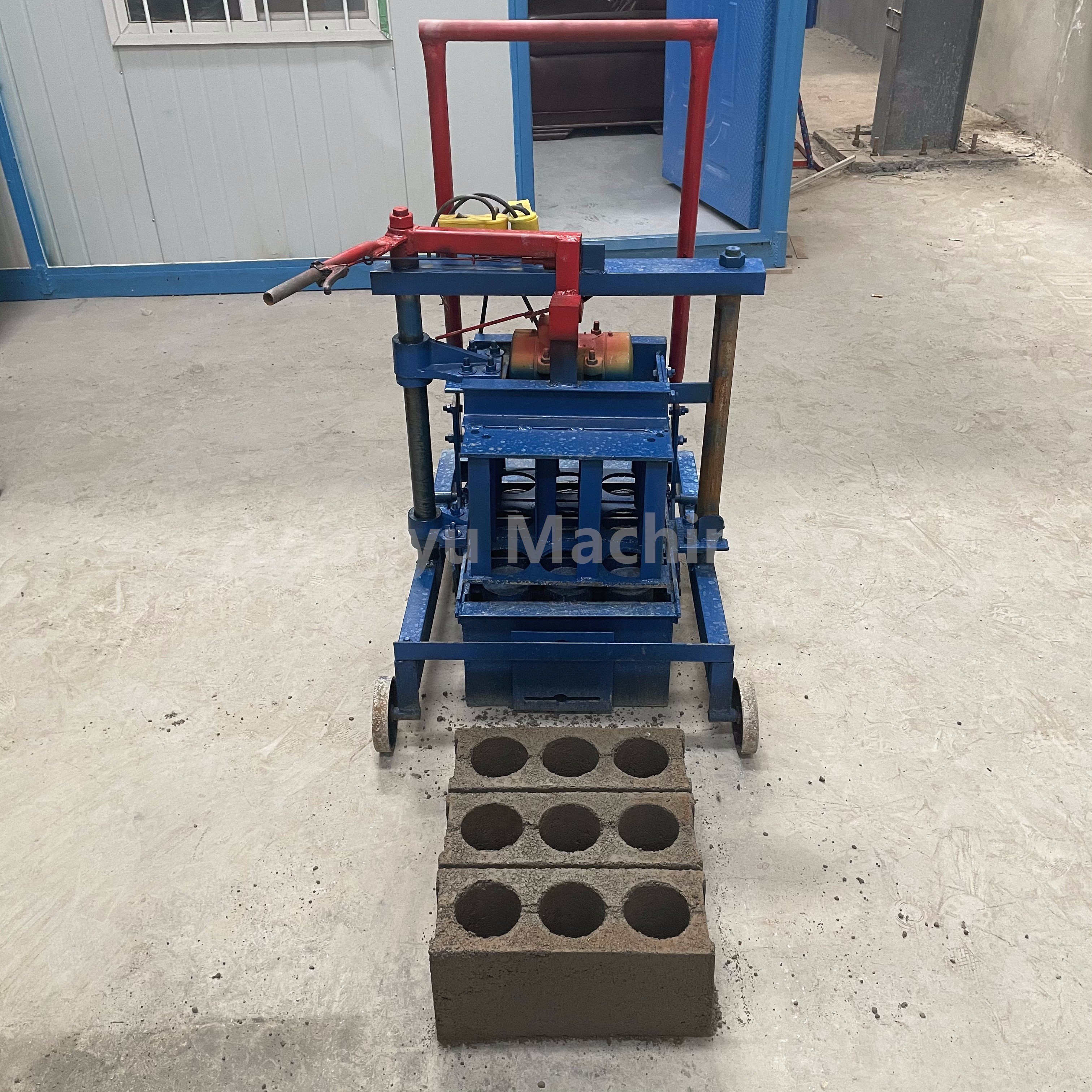 2024 New Business Opportunities Small Portable Home Cement Brick Making Machine Cement Brick Block Making Machine