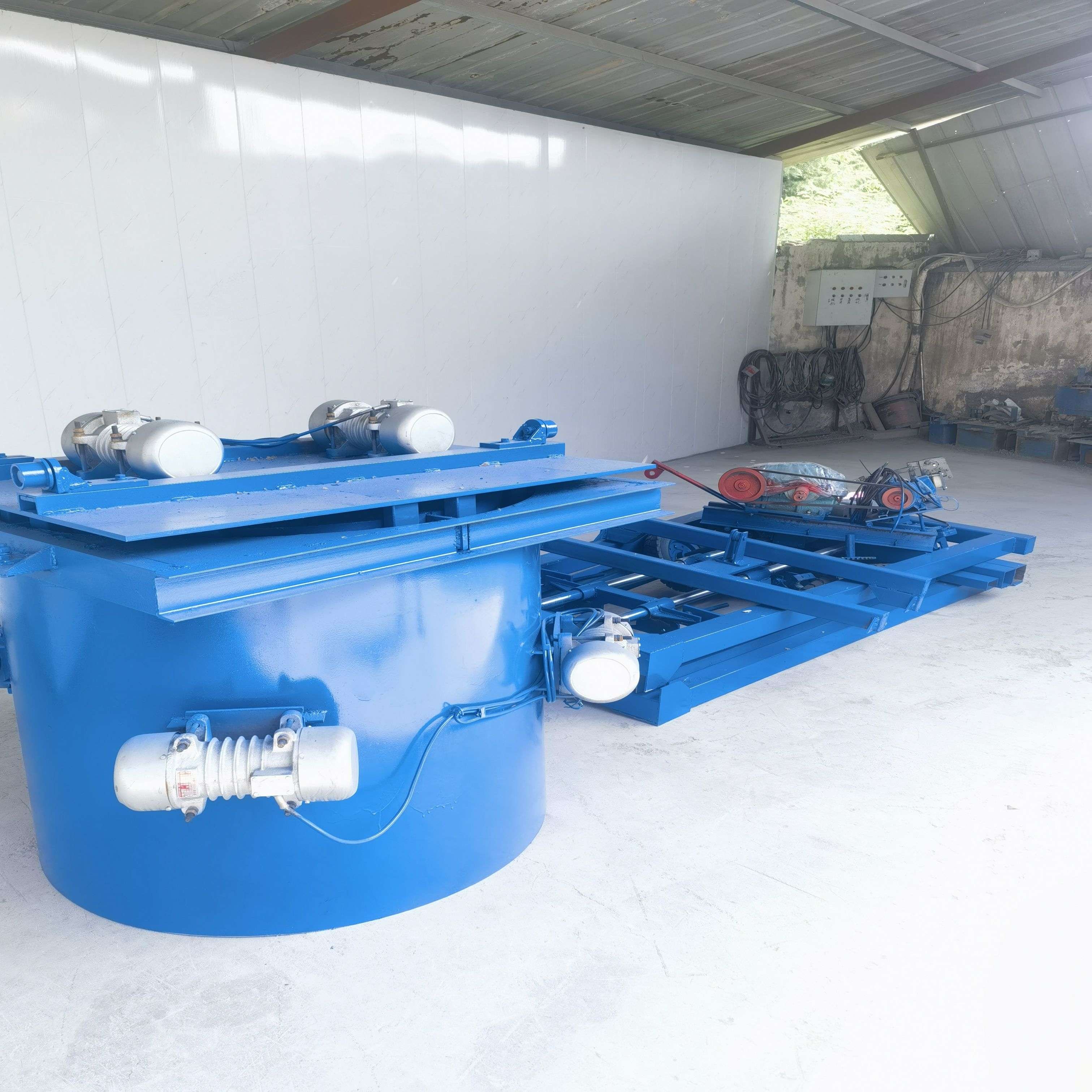 Multi functional cement culvert pipe machine for water conservancy engineering construction well ring forming machine
