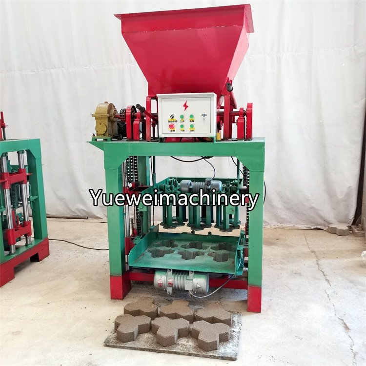 Popular easy to operate semi-automatic electric building concrete cement block brick making machine for sale