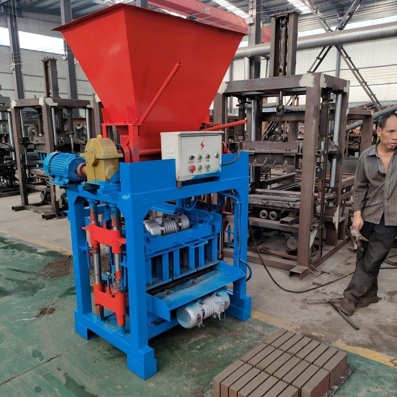 Various Molds Small Production Line BL4-35B Concrete Brick Making Machine Semi Automatic Block