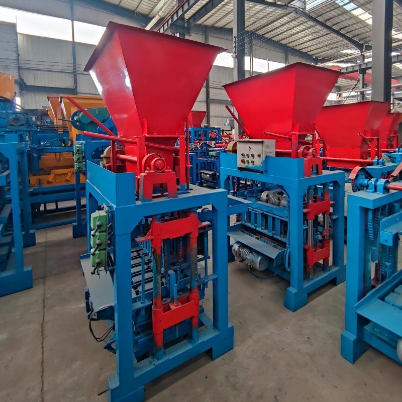 Various Molds Small Production Line BL4-35B Concrete Brick Making Machine Semi Automatic Block