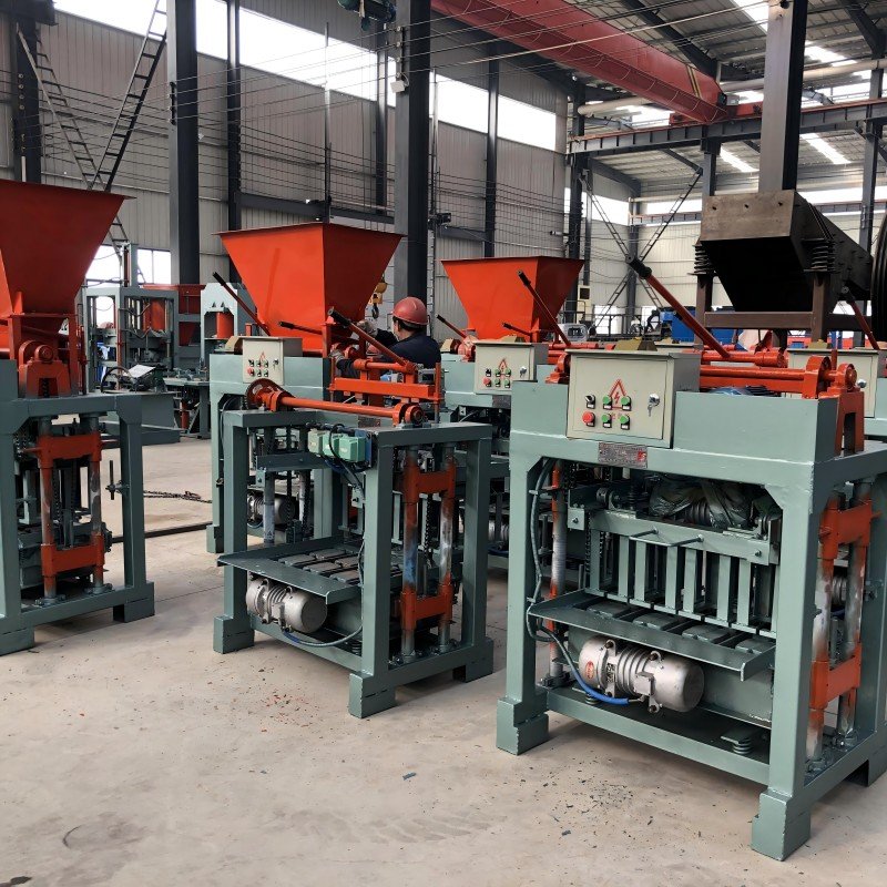 Various Molds Small Production Line BL4-35B Concrete Brick Making Machine Semi Automatic Block