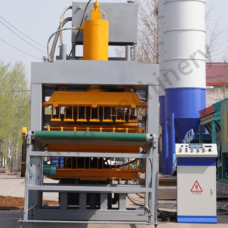 hydraulic press interlocking compressed earth block machines SY7-10 clay brick making machine fully automatic