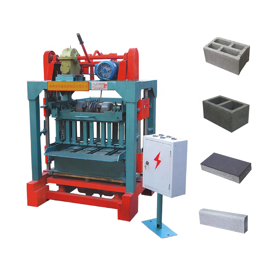 QTJ4-30B honduras concrete block making machine machine for making bricks hollow brick making machinery