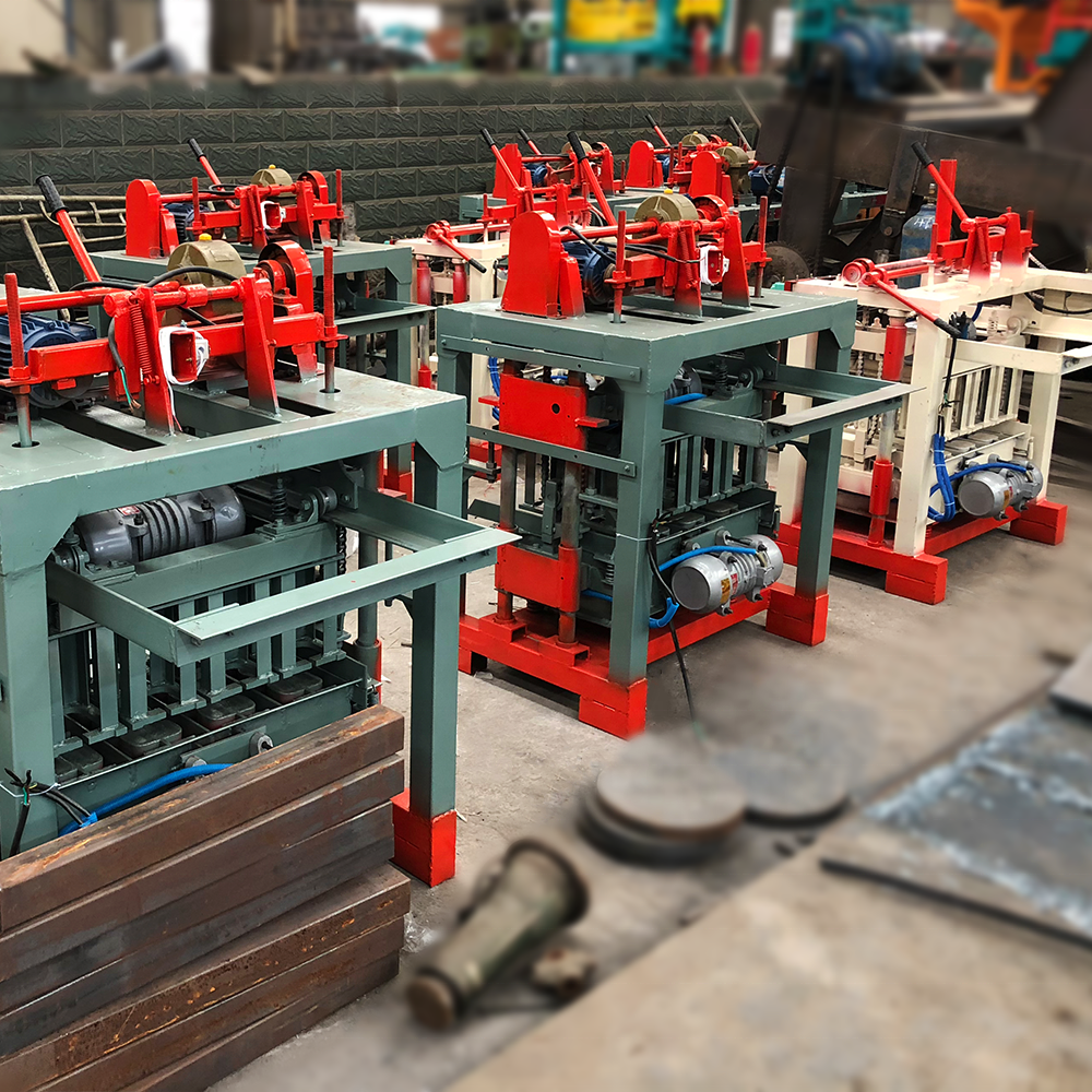 QTJ4-30B honduras concrete block making machine machine for making bricks hollow brick making machinery