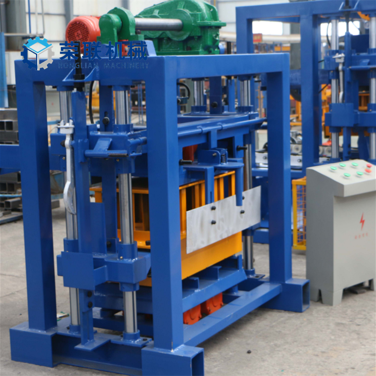 QT40-2 Semi-Automatic Block Production Machine Paving Brick Making Machine Block Moulding Machine in Ghana