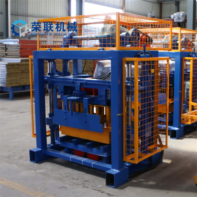 QT40-2 Semi-Automatic Block Production Machine Paving Brick Making Machine Block Moulding Machine in Ghana