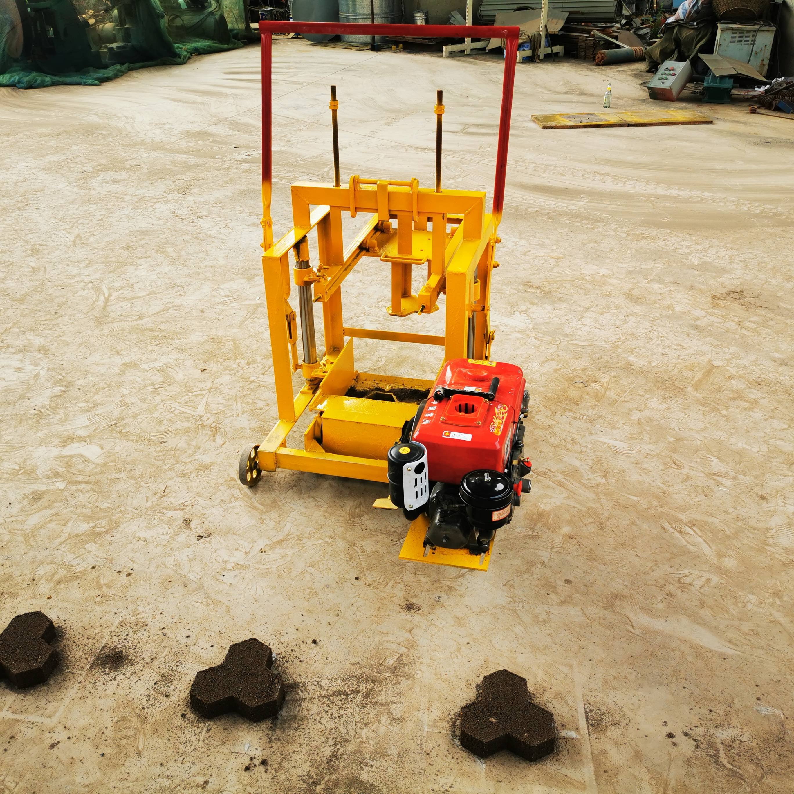 Diesel cement brick hollow concrete block machine molds solid paver concrete block brick making machinery machine