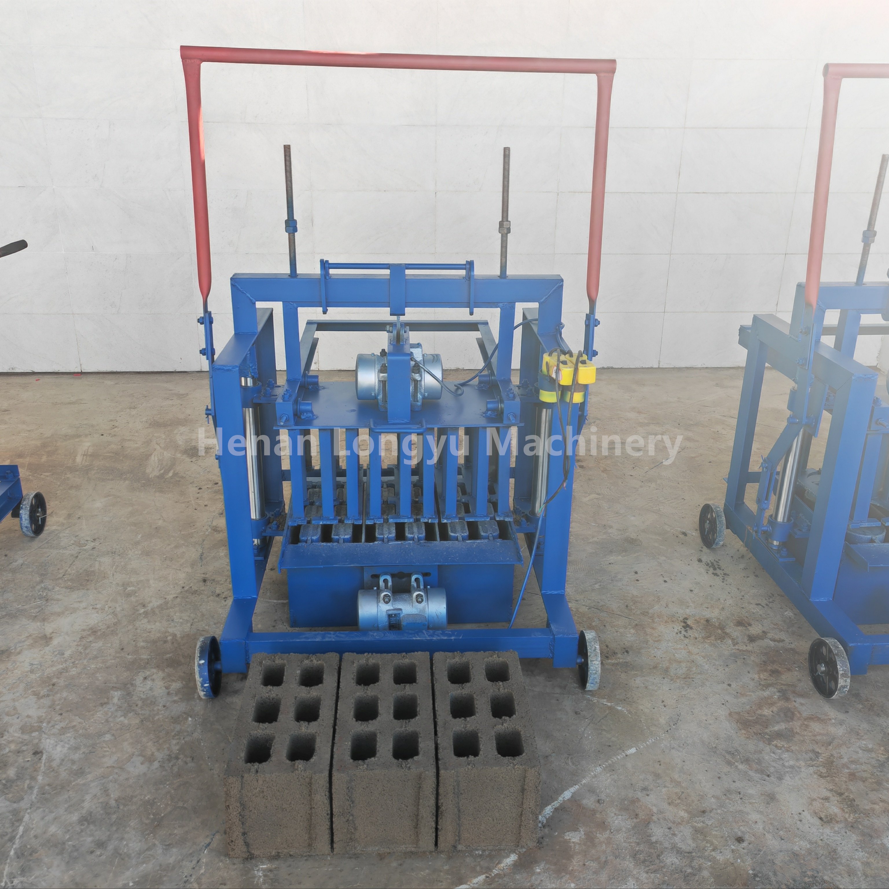 Brick making machinery concrete block making machine small mobile brick block maker machine