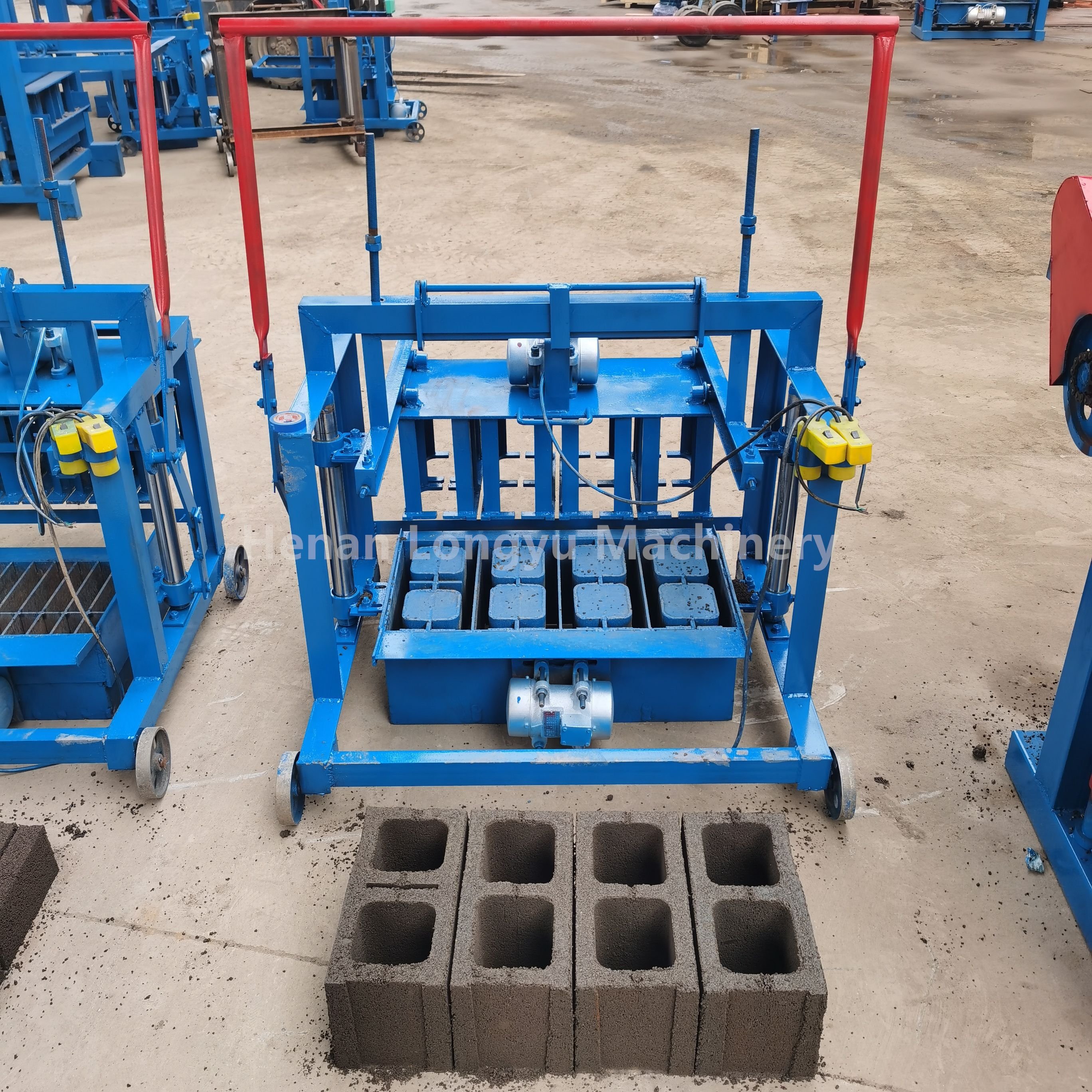 Brick making machinery concrete block making machine small mobile brick block maker machine