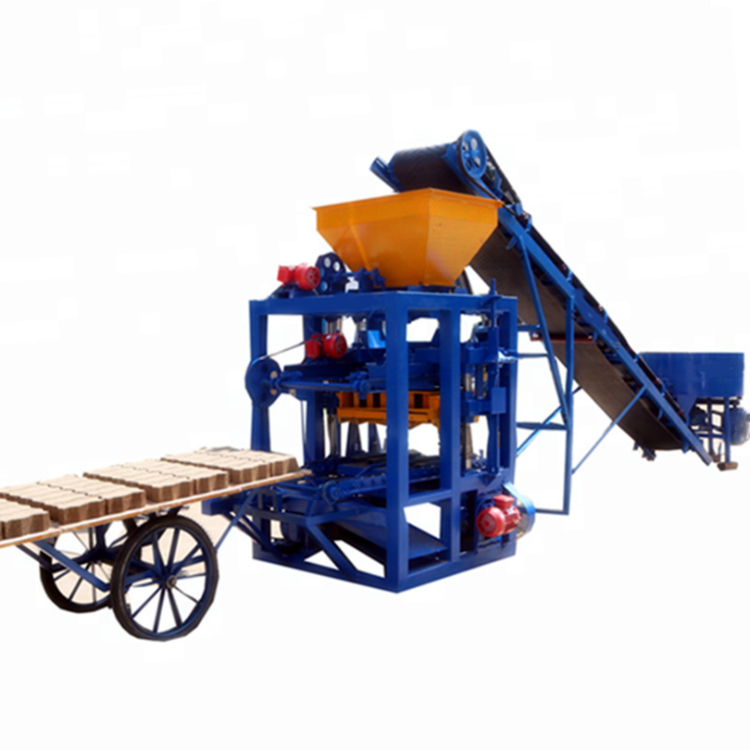 QT4-24B concrete interlocking block machine from BRK machinery
