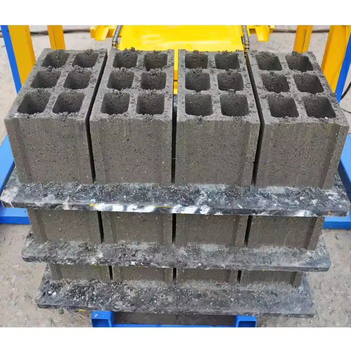 QT4-15 cement brick machine fully automatic cement block bricks making machine bricks production line