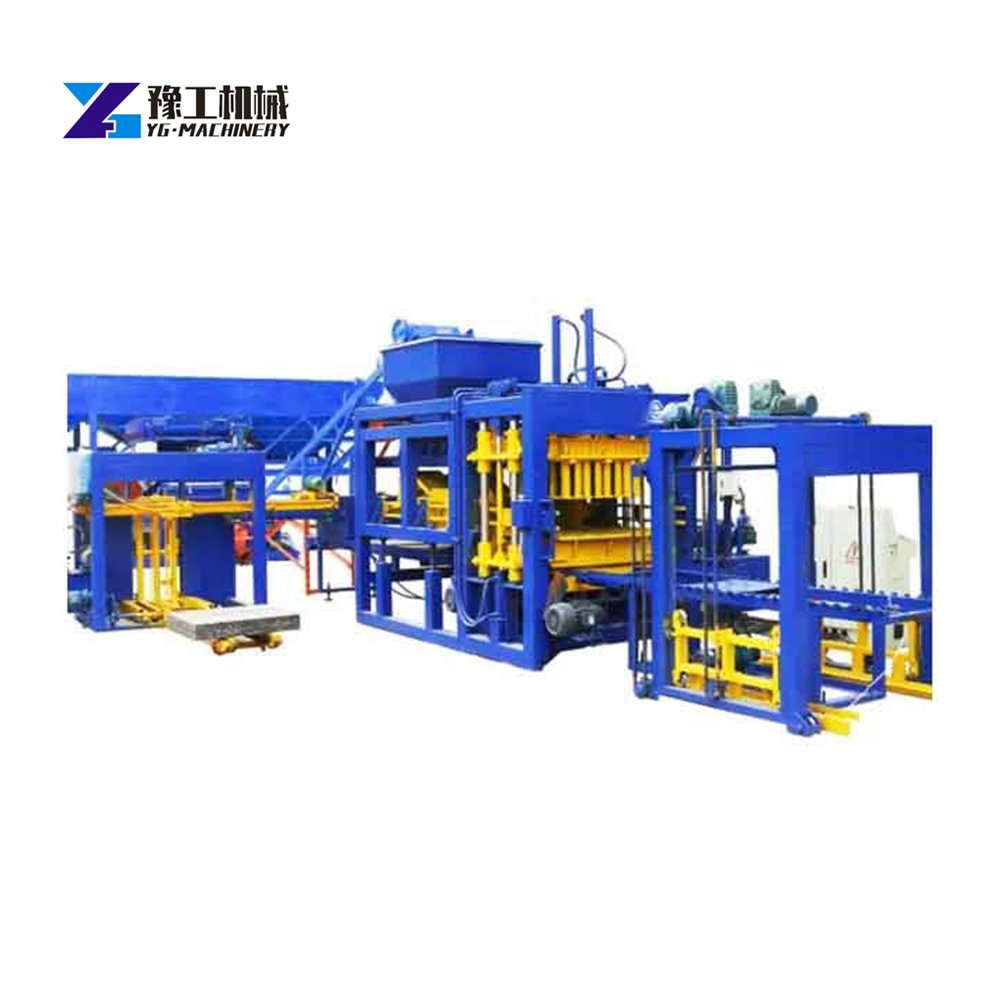 fully automatic hydraulic press cement concrete block making machine