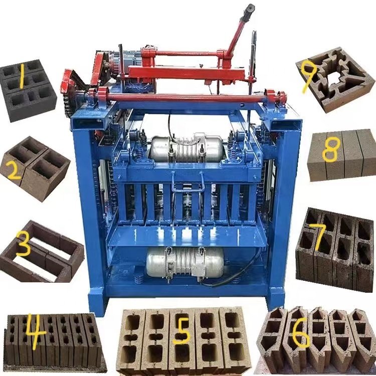 Manual Brick Making Machine 4-30A Concrete Block Making Machine Factory Direct Sale Price