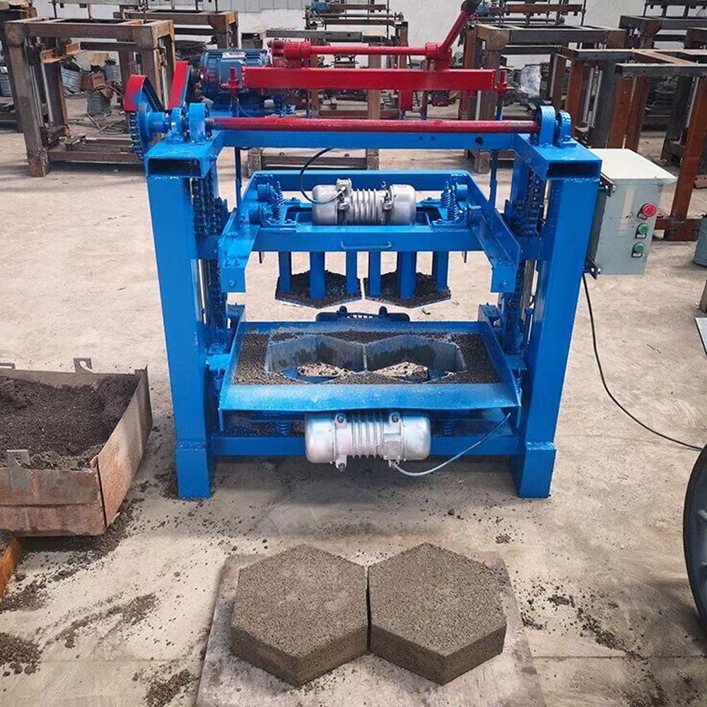 Mini interlocking bricks earth block brick making machine for sale clay brick machinery