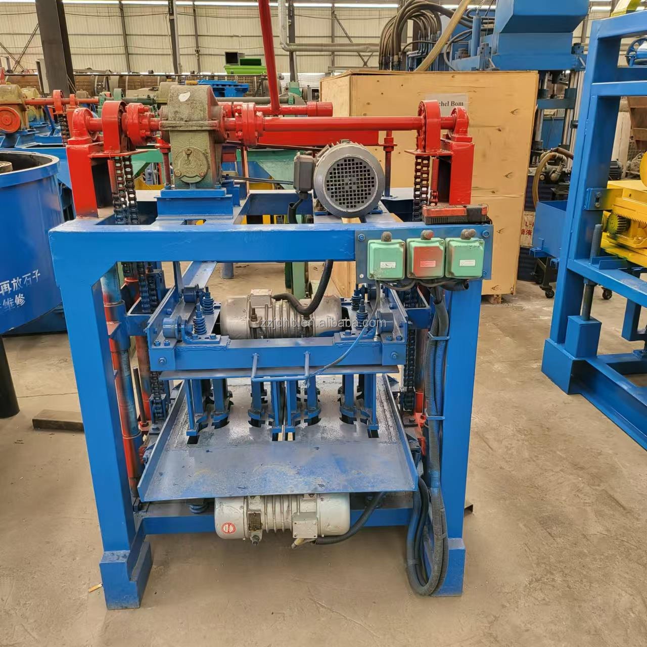 High Capacity Cement Hollow Brick Making Machinery Sale In United States