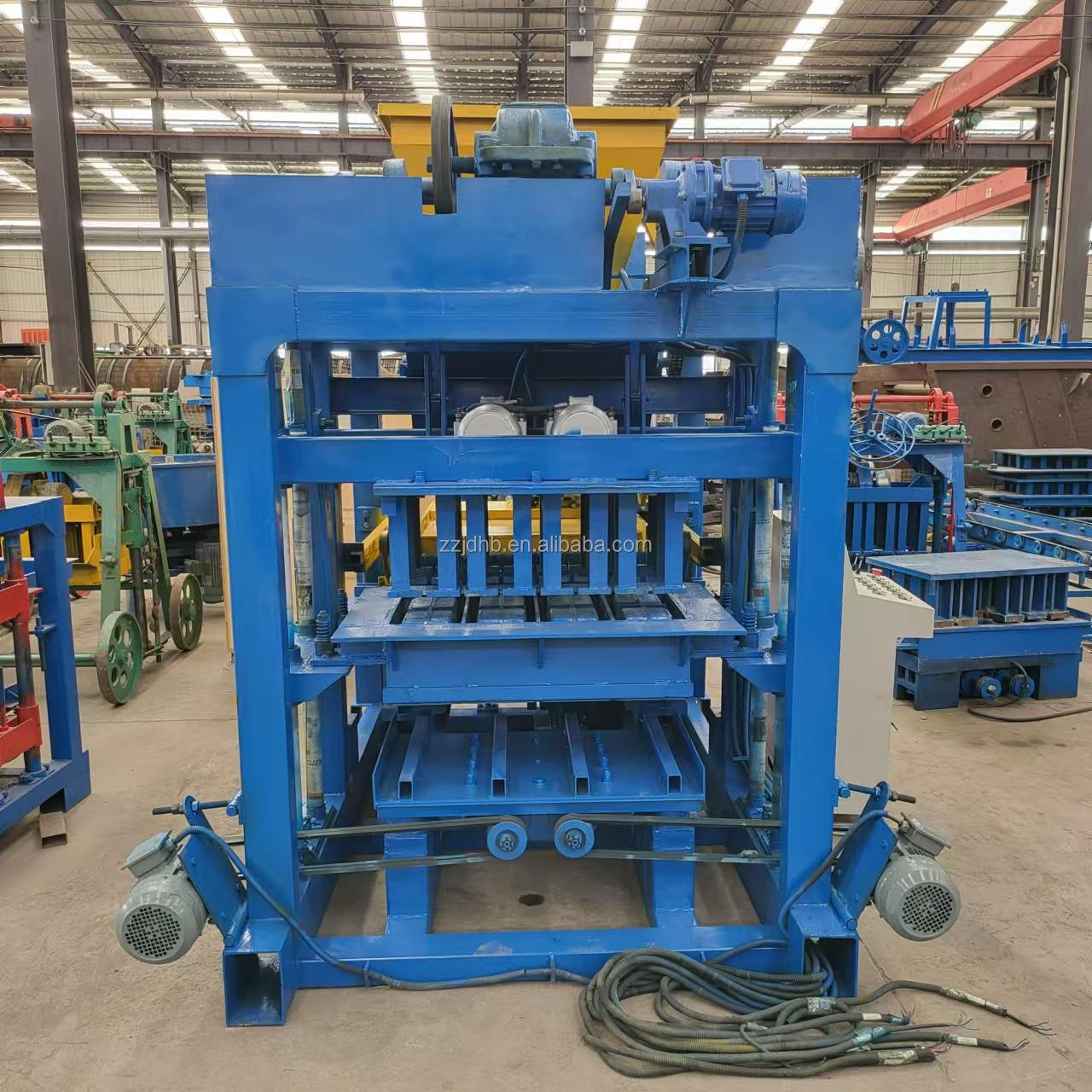 High Capacity Cement Hollow Brick Making Machinery Sale In United States