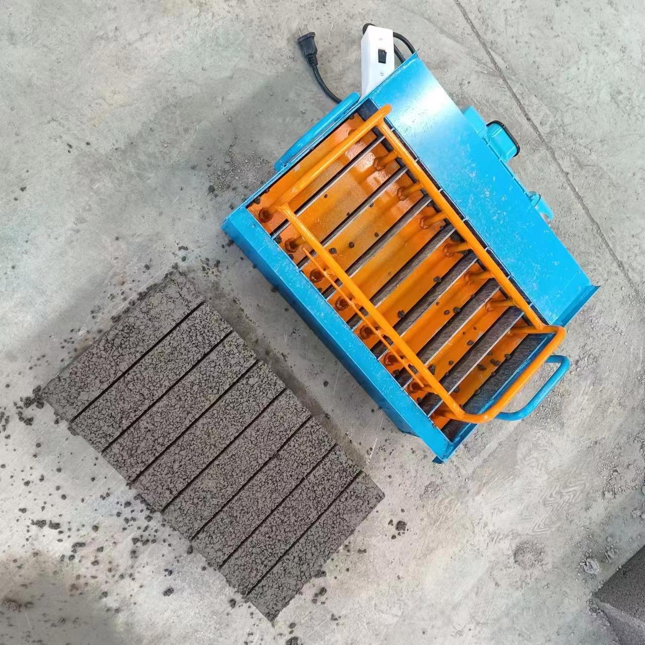 Best selling rural household manual brick making machine one piece at a time portable brick making machine two-phase electric ho