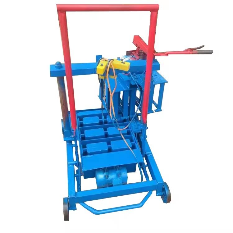 Interlock paving paver block making machine Hot small Manual Block Moulding Machine Mobile Manual Brick Making Machinery