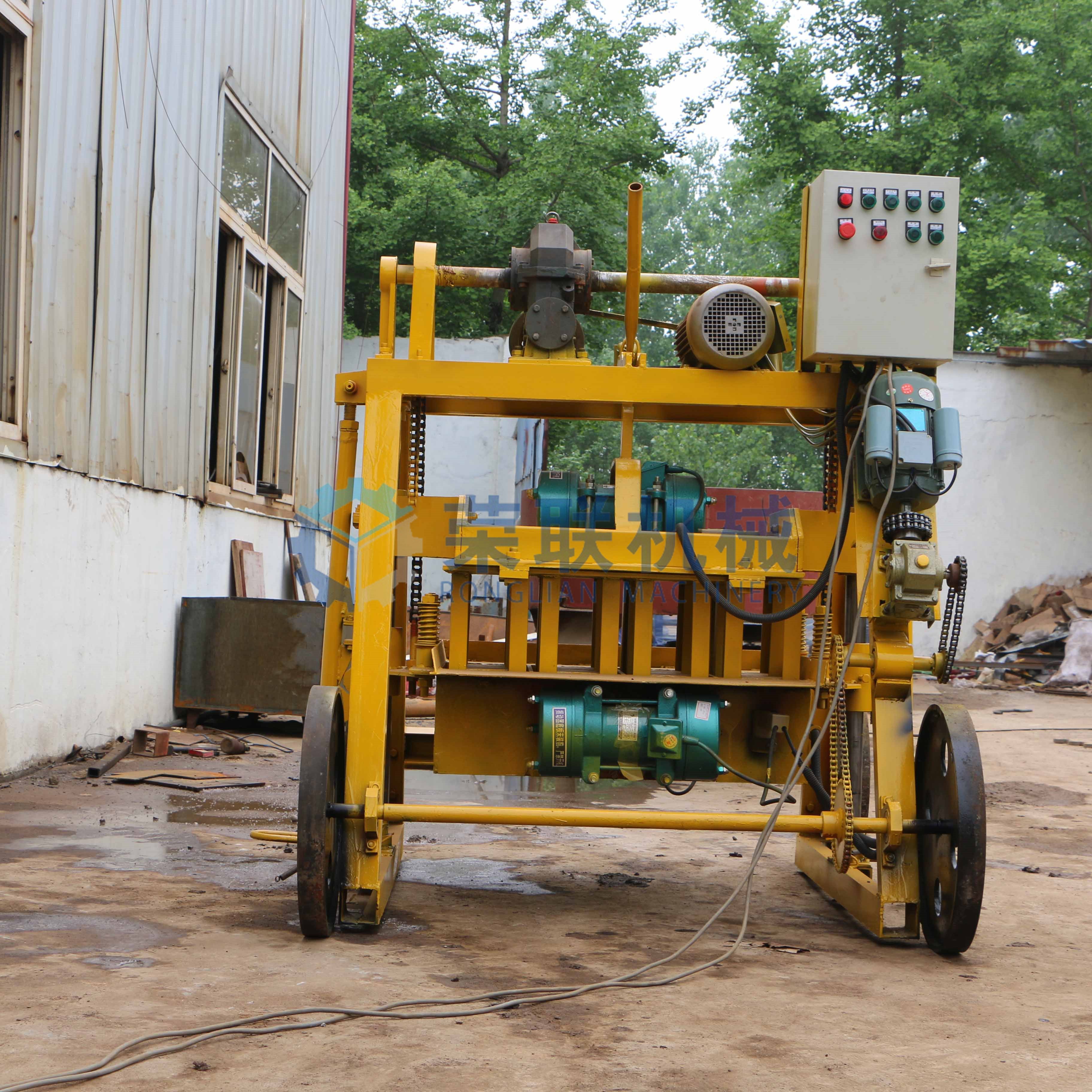 QT40-3B building hollow brick block laying machine brick making machine