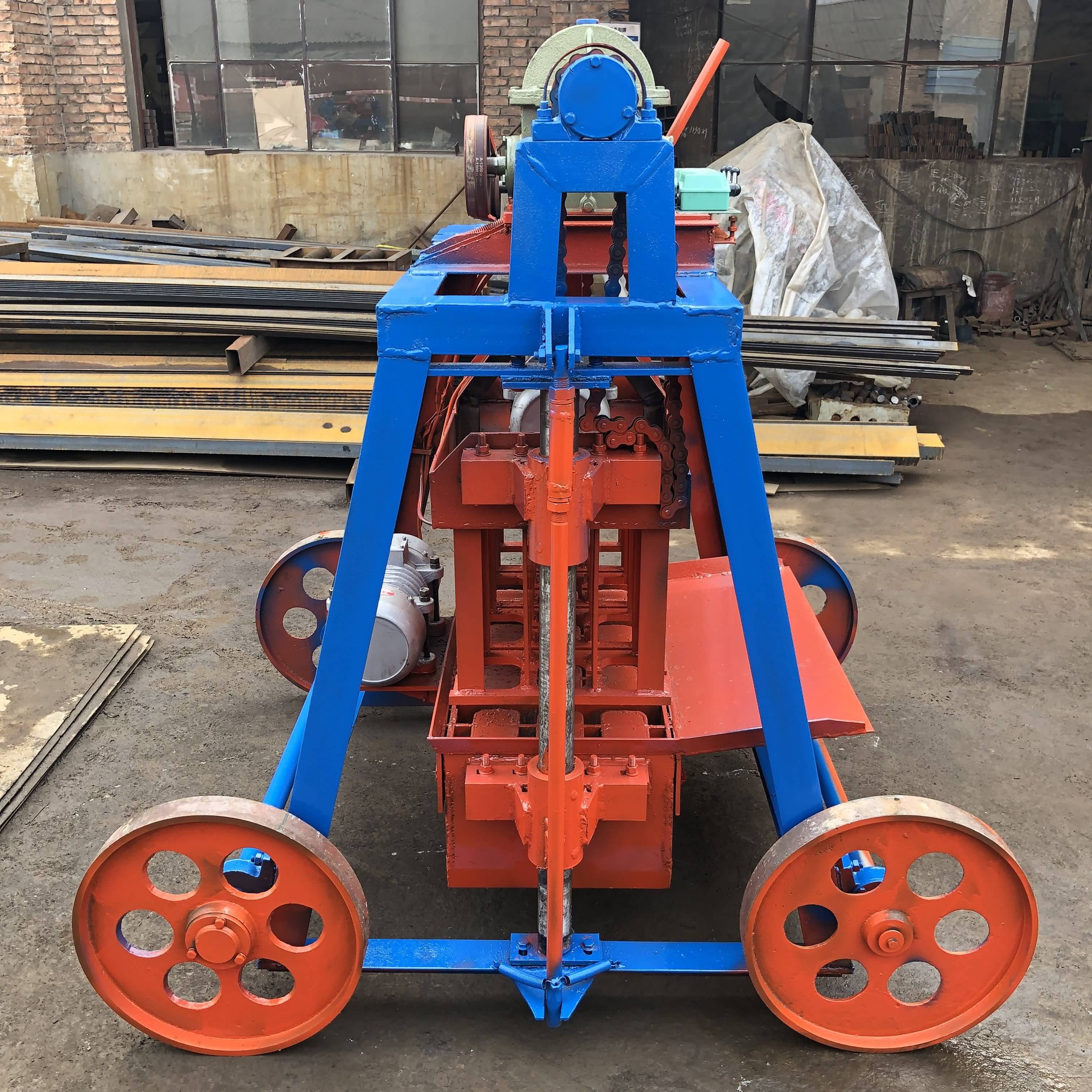 Small industrial sand Hollow Block Making Machine in Africa and mud Concrete soil Cement Brick Making Machine