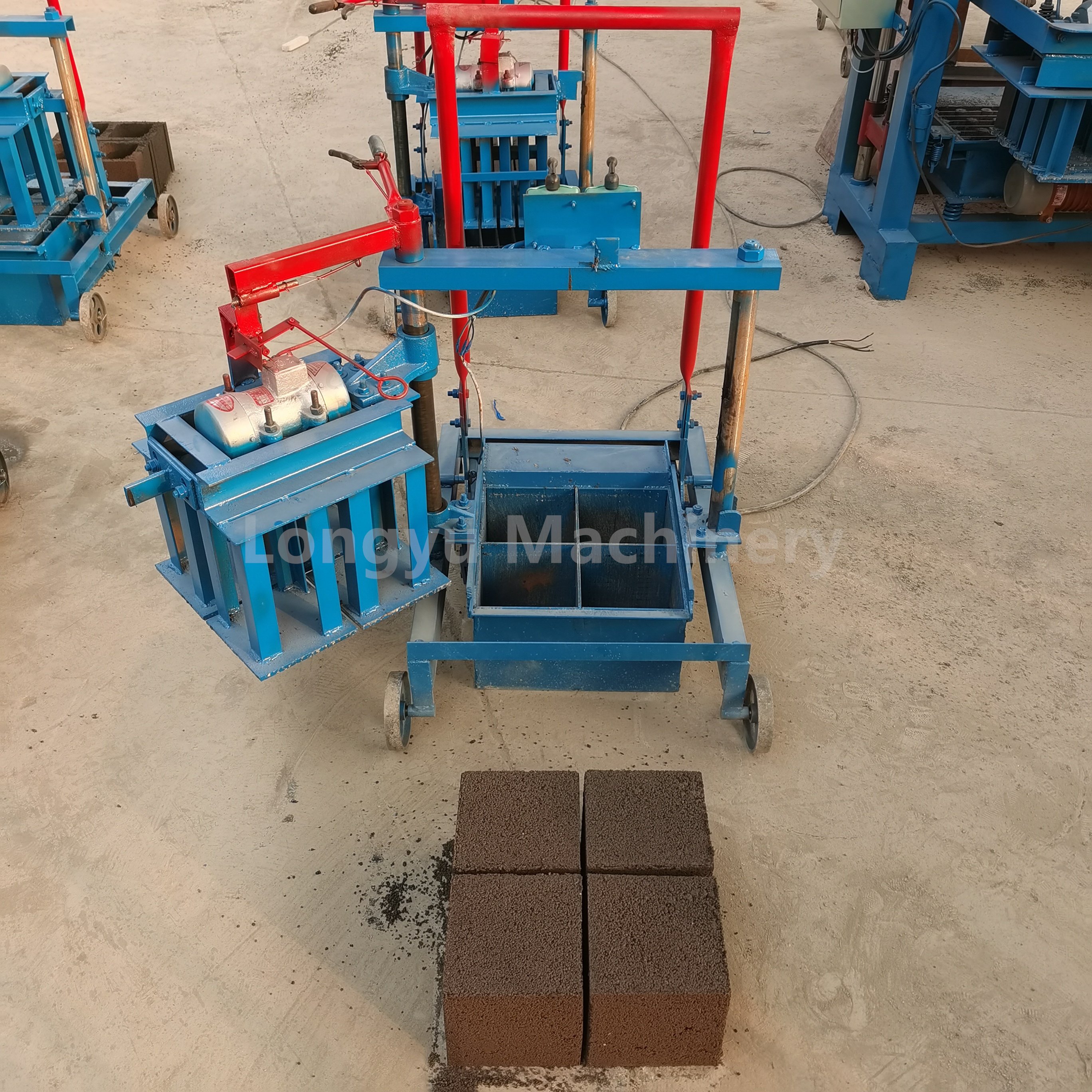 2024 New Business Opportunities Small Portable Home Curbstone Block Machine Cement Brick Block Making Machine