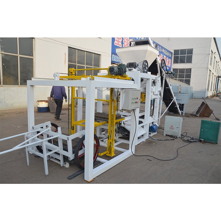 QTJ4-26 Semi-Automatic Concrete Hollow Block Solid Brick Making Machine Paver Brick Making Machine