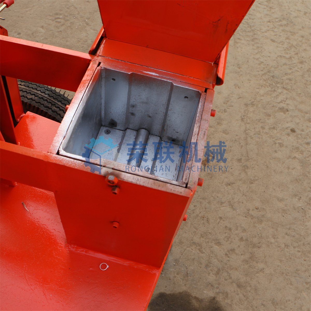 Ronglian red machines for small businesses Hydraulic brick making machine RL2-20 block moulding machine